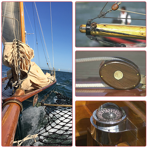 Yacht Sailing, Furling Systems, and a Compass